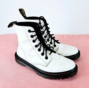 Stivali da combattimento Dr. Doc Martens Luana bianchi da donna taglia US 8 EU 39 Air Wair - Foto 1 di 11