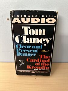Clear and Present Danger The Cardinal Of The Kremlin Tom Clancy Cassette 1989