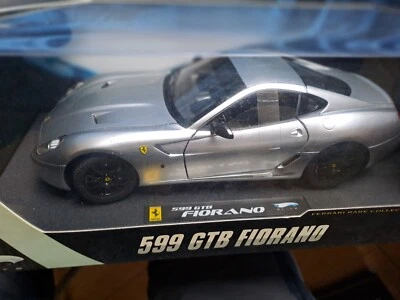 Hot Wheels Elite Ferrari 599 Fiorano Gtb Argent Limited Edition - Immagine 1 di 4