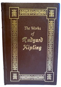 THE WORKS OF RUDYARD KIPLING Longmeadow 1st Ed Leather JUNGLE BOOK KIM JUST SO - Picture 1 of 15