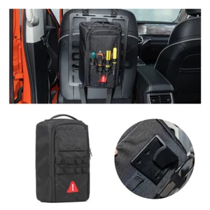 Bolsa de almacenamiento de maletero negra organizadora kit de herramientas bolsillos para accesorios Jeep Wrangler - Imagen 1 de 7
