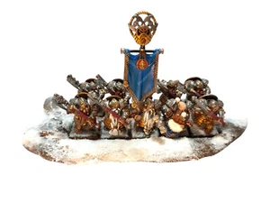 WARHAMMER OLD WORLD "DWARF IRONBREAKERS UNIT" Age of Sigmar + SCENERY PAINTED - Imagen 1 de 3