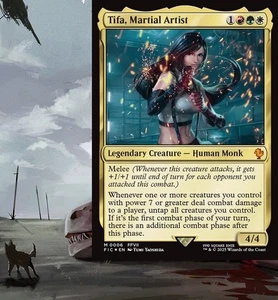 Tifa, Martial Artist Commander Deck Final Fantasy Magic MTG Ready-to-Play Combat - Picture 1 of 11