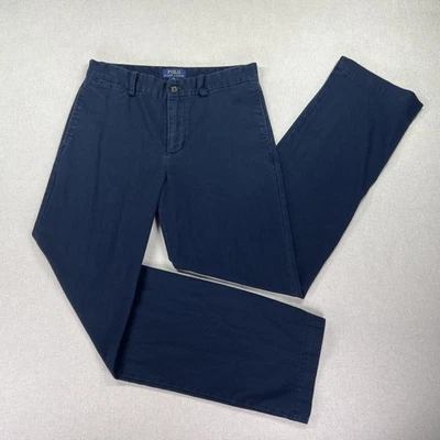 Pantalones rectos chinos Polo Ralph Lauren para mujer 16 (28x29) frente plano Foto 1 de 4