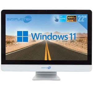 Aio All IN One i3 22 " FHD Touchscreen 16GB RAM SSD 480GB WINDOWS11 M.2 PC Fixed - Picture 1 of 7