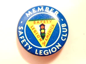 Vintage Safety Legion Club Member Pin - Bild 1 von 6