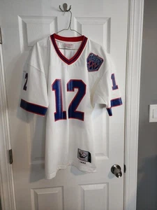 100% Authentic Mitchell & Ness 1990 Jim Kelly BUFFALO BILLS JERSEY Sz 48 XL - Picture 1 of 7