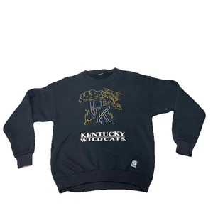 Maglione Vintage Discus UK Kentucky Wildcats Grafica Nero Taglia M - Foto 1 di 7