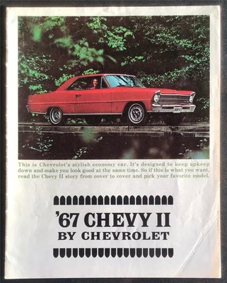 Folleto de venta de autos Chevrolet Chevy II y Nova EE. UU. para 1967 Ref D-35081-R1 Foto 1 de 4