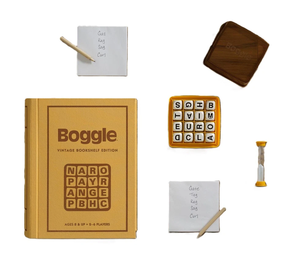 WS Game Company - Juego de estantería vintage Boggle - 29470 Foto 1 de 4