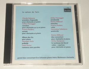 Eva Schwaar / Heinz Blattmann - CD - DEBUSSY HONEGGER POULENC MILHAUD AURIC - Picture 1 of 2