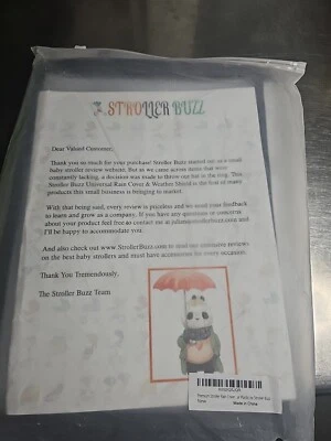 Cochecito Buzz - Cubierta de lluvia cubierta de lluvia para silla de paseo universal cochecito bebé Foto 1 de 4