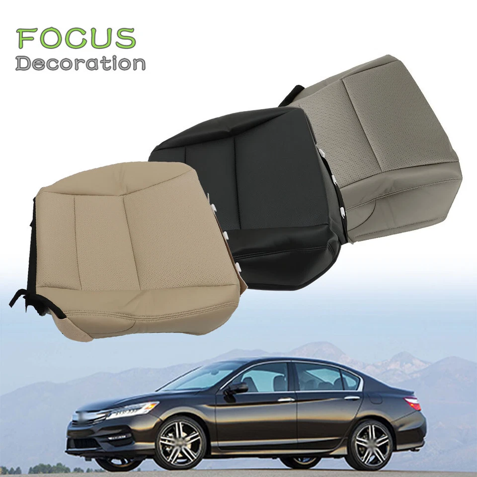 Leather Driver Side Bottom Seat Cover Leather For 2013-2016 2017 Honda Accord - Изображение 1 из 1