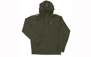 Fox Collection Green Silver Lightweight Hoody / Carp Fishing Clothing