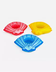 BRANDNEU - BigMouth 3er-Pack Sommer Muschel Getränke Boote trinken Schwimmer - Bild 1 von 1