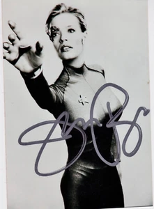 Star Trek Voyer Jeri Ryan - Ehemaliger Borg Seven of Nine 4"x5 7/8" ~ signiert - Bild 1 von 4