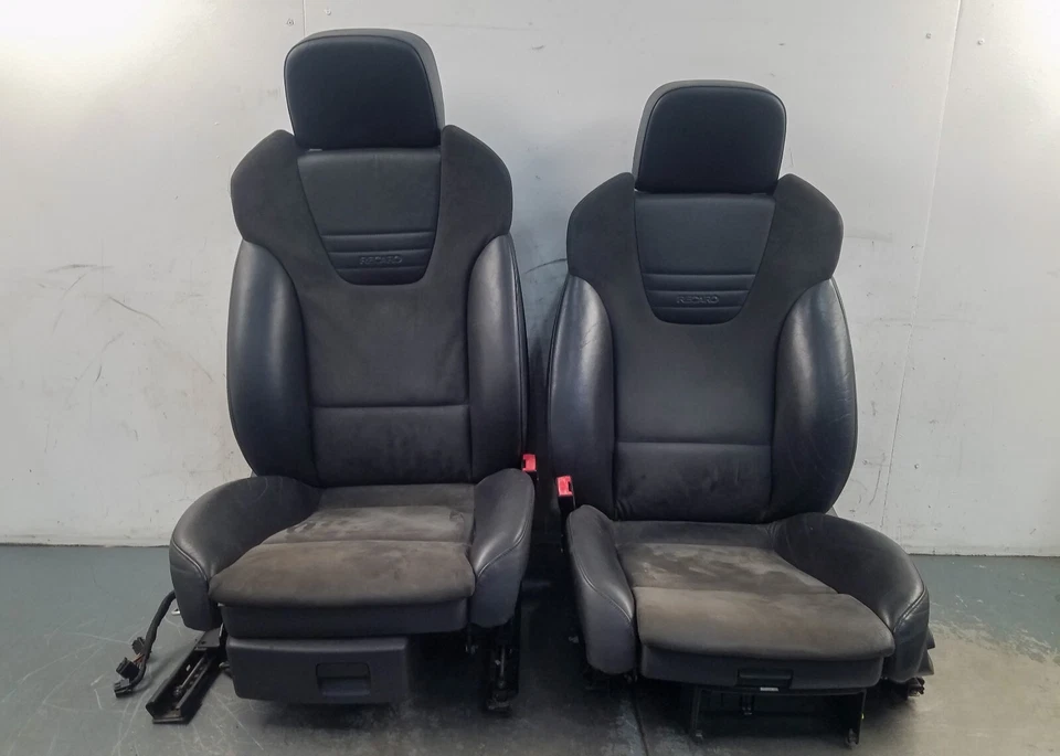 Audi S4 B7 Recaro 2007 juego de asientos térmicos delanteros de cuero gamuza - * #5275 M4 Foto 1 de 4