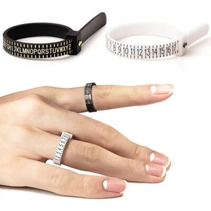 Ring sizer Measure Finger Measure Gauge Men and Womens Jewelry Accessory ToJJ4 - Picture 1 of 10