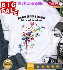 Birds Flowers LGBT You May Say I’m A Dreamer But I’m Not The Only One Shirt S-5X