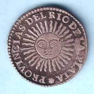 Argentina - Rio de la Plata - La Rioja. 1826 2 Soles.. aVF/F+ - Imagen 1 de 2