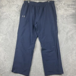 Under Armour Pants Mens XXL Navy Blue Storm Run Track UA Mesh Lining Performance - Picture 1 of 14