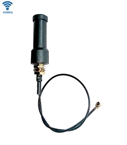 Mini Juego de Antenas 433MHz 4cm SMA-J BK con adaptador U.FL 5~25cm p.ej. Walkie-talkie - Imagen 1 de 6