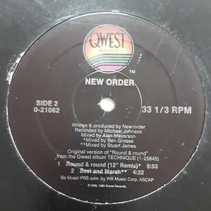 New Order QWEST Records LP VG+ #4092 - Picture 1 of 2