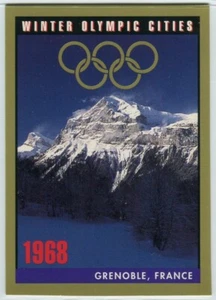 1992 Tuff Stuff Winter Olympic Cities Insert #2 Grenoble, France 1968 - Picture 1 of 2