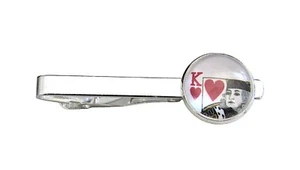 Clip de corbata King of Hearts, barra de corbata Vegas, padrino de boda, ropa formal, boda de Las Vegas - Imagen 1 de 3