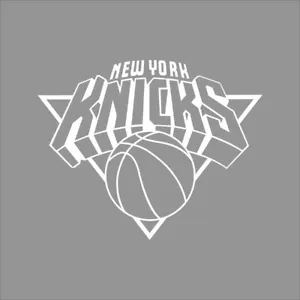 New York Knicks NBA Team Logo 1 Color Vinyl Decal Car Window Wall - Picture 1 of 7