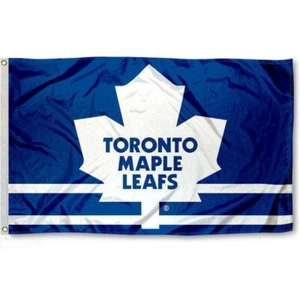 TORONTO MAPLE LEAFS 3'X5' FLAG/BANNER **100% FULL COLOR ON BOTH SIDES OF FLAG** - Picture 1 of 4