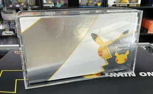 Pokemon Celebrations Ultra Premium Collection Thick  Acrylic Box 4mm Protection - Picture 1 of 3