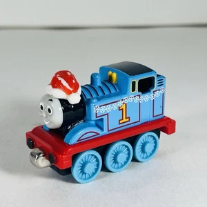 Thomas the Train Winter Tank Engine Diecast Friend Take Play Snow Santa Clause - Picture 1 of 12