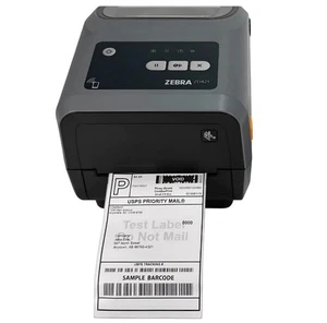 Zebra ZD421 USB Bluetooth stampante termica etichette ZD4A042-C01E0540 *TESTATA* - Foto 1 di 13