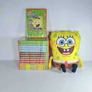 SpongeBob SquarePants Season 1 2 3 4 5 DVD & Plush Rare - Picture 1 of 14