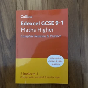 Collins AQA Gcse 9-1 Maths Higher 3 Books In 1 Complete Revision & Practice - Picture 1 of 2