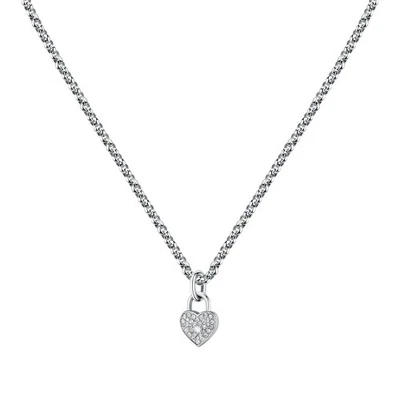 Collana MORELLATO donna Abbraccio acciaio cuore lucchetto - Immagine 1 di 4