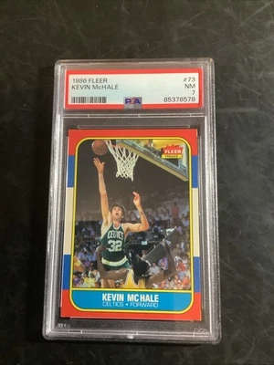 KEVIN MCHALE 1986 Fleer No73 PSA 7 почти как новая Boston Celtics/Minnesota Gophers! - Изображение 1 из 4
