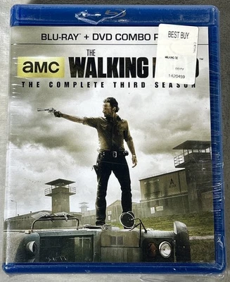 The Walking Dead Season 3 Blu-ray + DVD NEW SEALED 2013 AMC Andrew Lincoln Foto 1 de 4