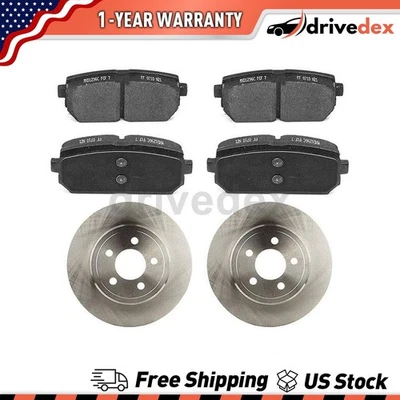 Rotores traseros pastillas de freno de cerámica para 2007 2008 2009 2010 2011 2012 Kia Rondo_DV Foto 1 de 4