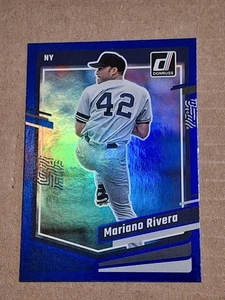 2023 MARIANO RIVERA DONRUSS BLUE FOIL BASEBALL CARD #238 NY NEW YORK YANKEES MO - Picture 1 of 2