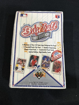 1991 Upper Deck Низкая Серия Заводская Упаковка Восковая Коробка Найти Нолана Джордана SP1 *10 - Изображение 1 из 4