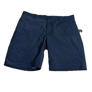 Greg Norman Shorts Men 36 Black Performance Tech Stretch Texture Golfing - Picture 1 of 9