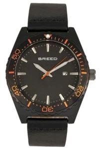 Breed Ranger 45mm Mens Watch - Black & Orange - RRP £236 - Picture 1 of 7