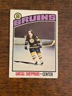 1976-77 O-Pee-Chee hockey set break #155 Gregg Sheppard - Boston Bruins