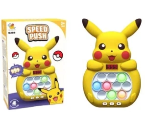 Pikachu Pop Push it Game Controller Sensory Fidget Toy Electronic Whack A Mole - Picture 1 of 1