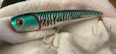 Cabeza de nudillo Creek Chub I6600JPMA 5" 1-1/2 OZ caballa verde y blanca Foto 1 de 4