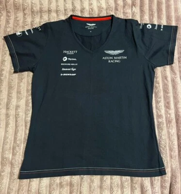 Camisa de carreras aston martin mujer talla XL negra Foto 1 de 4