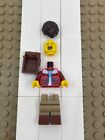 LEGO® Minifig idea147 - Camper - Male, Dark Brown Hair | 21336 A-Frame Cabin