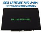 Dell Latitude 7310 2-In-1 13.3" Fhd Touch Wva Laptop Lcd Screen Assembly Tm27d